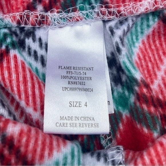 Centric Brand Disney Mickey Fleece Pajama Pants, Size 4 - Picture 3 of 4